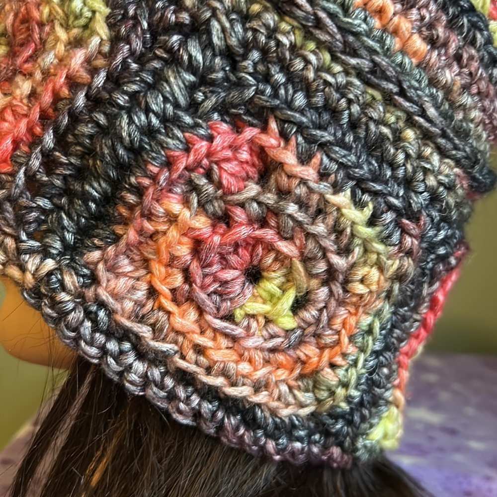 Crochet large bucket hat soft foam acrylic yarn new - Picture 2 of 8